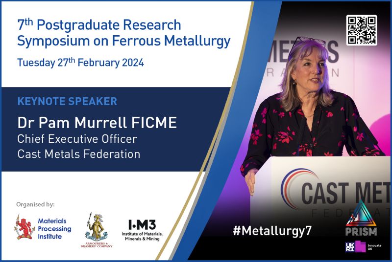 Chief Executive of the Cast Metals Federation, to discuss transition to net zero at the 7th Postgraduate Research Symposium on Ferrous Metallurgy 